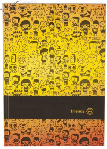 Блокнот-спіраль товста обкладинка В6 155 л DDT-6C184