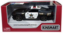 Машинка модель Kinsmart, Ford Mustang GT Police 2015 год KT5386WP
