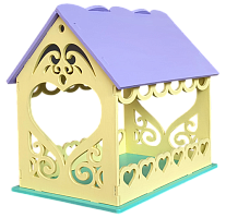 Кормушка окрашенная № 4/2 разноцветная 22 х 16 х 20.5 см AS-4282, F-0239