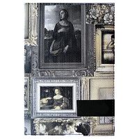 Щоденник недатований А5 ЛК чорно-білий, картини, Е-14853-А5