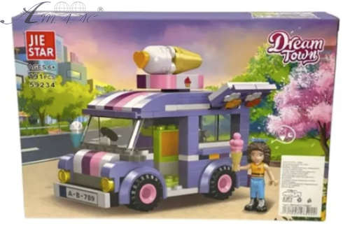 Конструктор Dream Town Машина - Морозиво 191 деталей 59234 фото 2 Конструктор Dream Town Машина - Морозиво 191 деталей 59234 фото 2