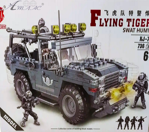 Іграшка Конструктор Block Броньована військова машина 736 деталей  XJ-792С фото 2