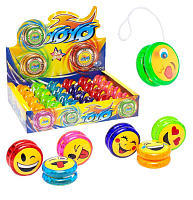 Игрушка Йо-йо светится Смайл в ассортименте 5 см  2388
