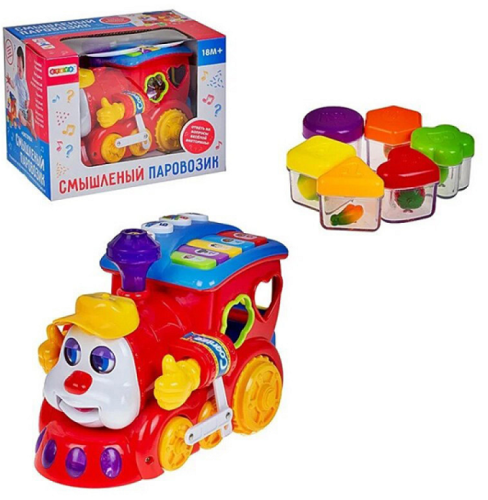 Игрушка паровозик Смышленый сортер  RT8802