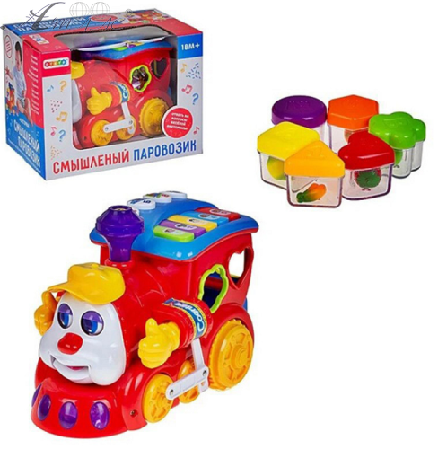Іграшка паровозик Кмітливий сортер  RT8802