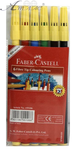 Фломастеры FC 6 цветов Замок 155106 Фломастеры FC 6 цветов Замок 155106