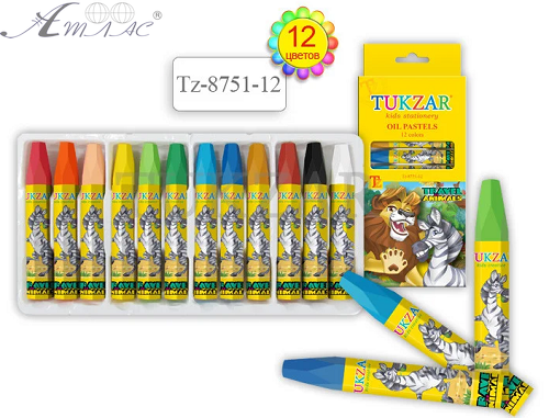 Пастель масляна Tukzar 18 кольорів TZ-8751-18  