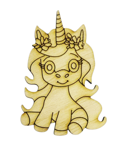 Фигурка Лошадка №  4 сидить єдиноріг 5 х 7 см  AS-4374