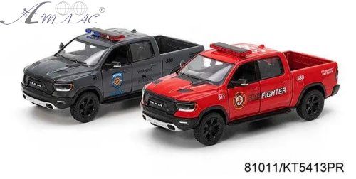 Машинка Kinsmart Dodge Ram 1500 Police, Fire  KT5413WРR