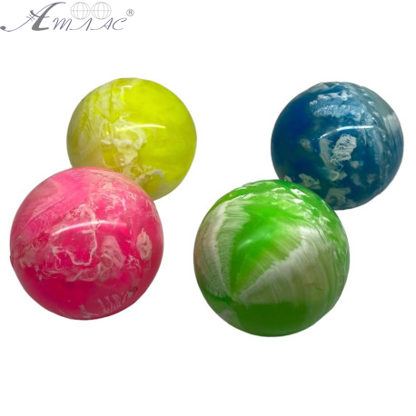 Іграшка М'яч стрибунець 5,6 см Мармуровий мікс  05725