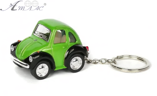 Брелок Машинка Little Beetle метал мікс 5,5см  КТ2001