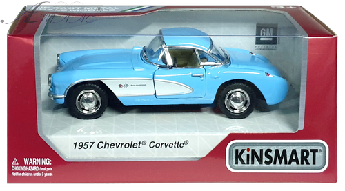 Машинка Kinsmart Chevrolet Corvette 1957 рік KT5316W Машинка Kinsmart Chevrolet Corvette 1957 рік KT5316W