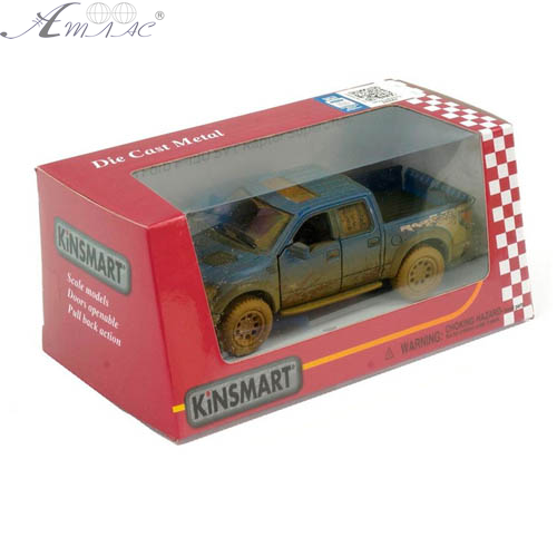 Машинка Kinsmart Ford F-150 SVT Raptor SuperCrew  KT5365WY, KT5365WF фото 2