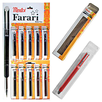 Ручка роллер Montex Farari Синій, колір корпусу мікс 15423