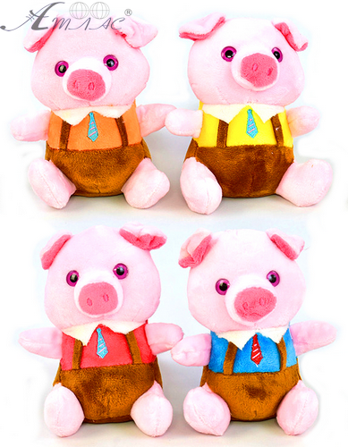 Іграшка М'яка Свинка у шортах 14 см з присоскою  С31167