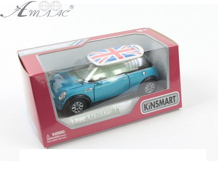 Машинка Kinsmart Mini Cooper S KT5059FW