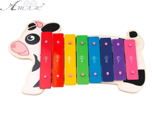 Іграшка Дерев'яна Ксилофон Доремішка 30 см  1854 фото 3