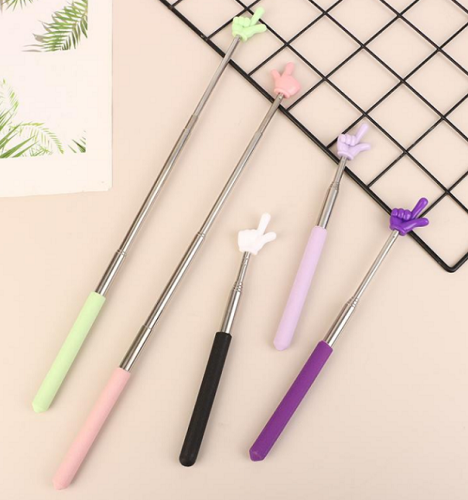 Указка Телескопическая Пикми пальцем Жёлтая 21-68 см  08415 фото 2