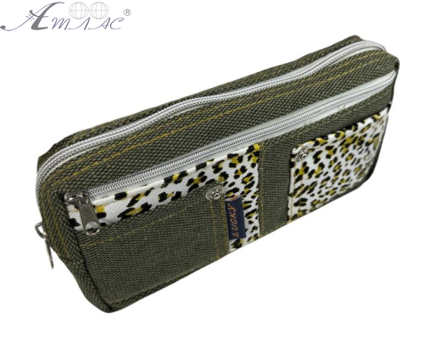 Пенал школьный LUCKY на двух змейках с кармашками F2223-4 фото 2 Пенал школьный LUCKY на двух змейках с кармашками F2223-4 фото 2