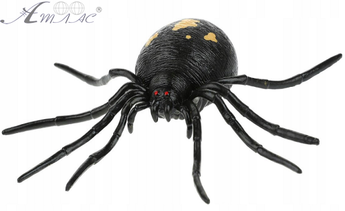 Іграшка силіконова антистрес Кліщ чорний 10см  00283 фото 2