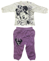 Набір футболка з довгим рукавом + штани, для дівчинки, Мінні 02641