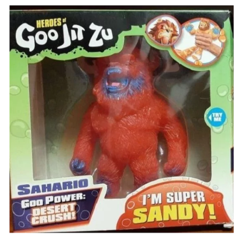 Игрушка Гуджитсу тянущиеся Снежный человек красный 12 см Антистресс  15185