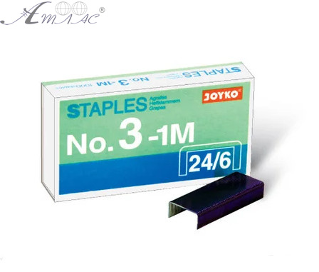 Скоба для степлера № 24 Joyko 1000шт в пачке  01502