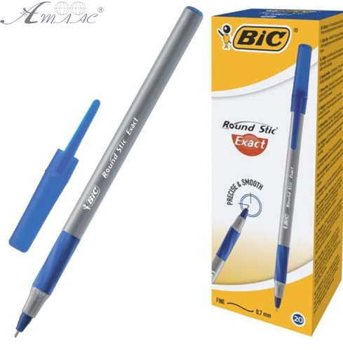 Ручка шариковая BIC Round Stic Exact Синяя 0,7 мм  918543  