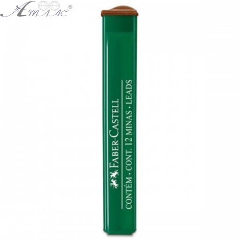 Грифель для механических карандашей Faber-Castell 0,5 мм 2Н 12 шт 16076