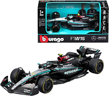 Машинка Bburago F1 W15 AMG гоночный болид 13см  18-38208