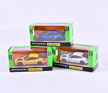 Машинка Автопром BMW M4 GT3 металл инерционная 11см  4377