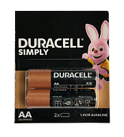 Батарейка  Duracell AA LR06 цена за 1шт  03.2034г Оригинал!  02282