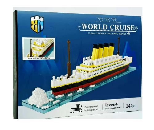 Конструктор Корабль Титаник 2060 деталей 49см  2287