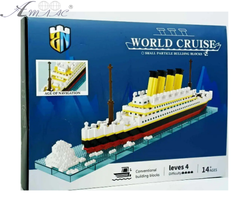 Конструктор Корабель Титанік 2060 деталей 49см  2287