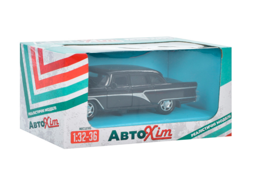 Машинка Автоэксперт ГАЗ 13 Чайка металл инерционная 11см  М5670 фото 2