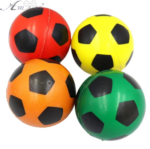 Игрушка Мячик мягкий фомовый 7,6см. футбол  9680-7,6
