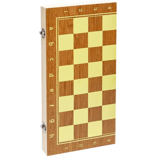 Игра Настольная Шашки, Шахматы, Нарды 3 в 1 дерево 34см  623А фото 3