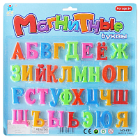 Іграшка Магнітна літери "Азбука" російські, на планшеті 921563