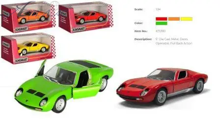 Машинка Kinsmart Lamborghini Miura P400 SV  KT5390W