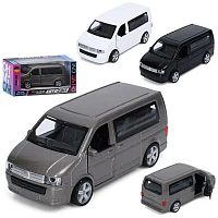 Машинка Автосвіт Volkswagen Transporter T5 Серый 12см  AS-1869