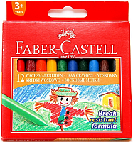 Карандаши восковые Faber-Castell 12 цвета 141012