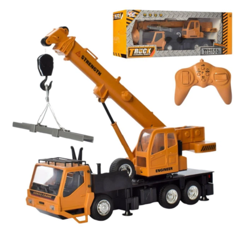 Игрушка Радиоуправляемый  Машина Кран строительный аккумулятор 32 см  3822