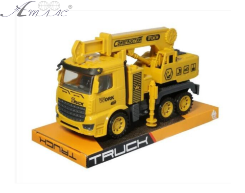 Іграшка Машинка Підйомний кран 18 см у блістері  2113-4