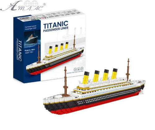 Іграшка Конструктор Корабель Титанік 3800 деталей  8802
