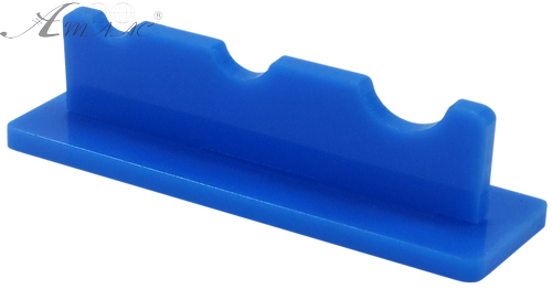Підставка під три пензлика, Синий пластик AS-0056