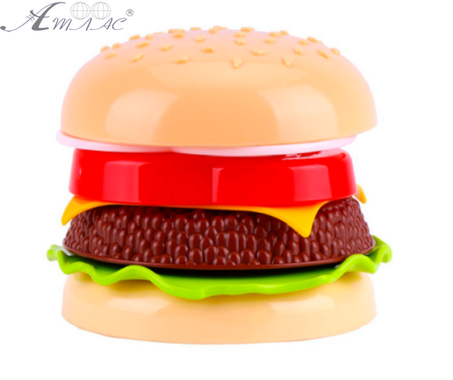Игрушка Пирамида пластиковая Гамбургер 10 х 10 см XJ326Y-115 фото 3 Игрушка Пирамида пластиковая Гамбургер 10 х 10 см XJ326Y-115 фото 3