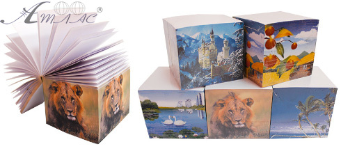 Папір для нотаток Leader 76 х 76 мм 700 арк білий  121800