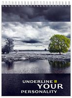 Блокнот-спіраль-згори А5 100 л # Стиль 102022/1