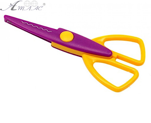 Ножиці з фігурним лезом Yuejun 14 см 28008/24SP