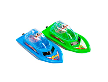 Іграшка Катер заводний світиться 15 см у пакеті  2257